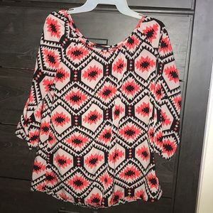 Indian print blouse